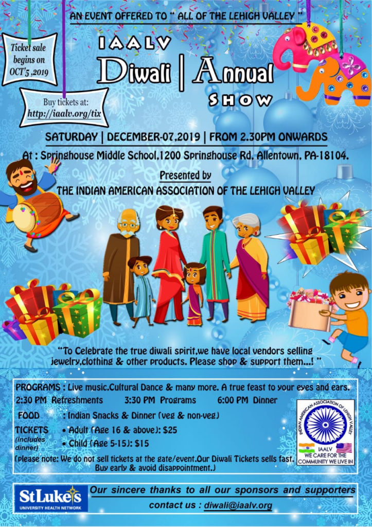 IAALV Diwali flyer