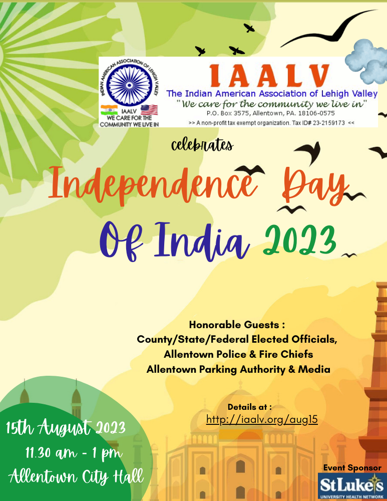 India Day 15th Aug 2023 IAALV